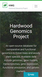 Mobile Screenshot of hardwoodgenomics.org