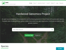 Tablet Screenshot of hardwoodgenomics.org